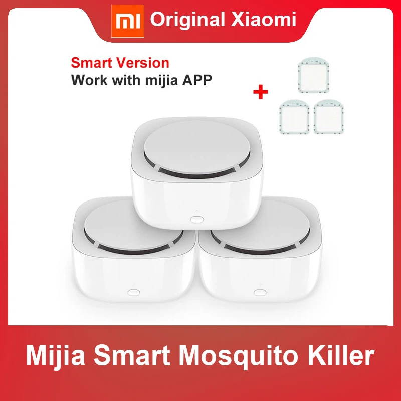 Репеллент от комаров Xiaomi Mijia 2021 умная версия диспенсер для 2 с лампой таймер
