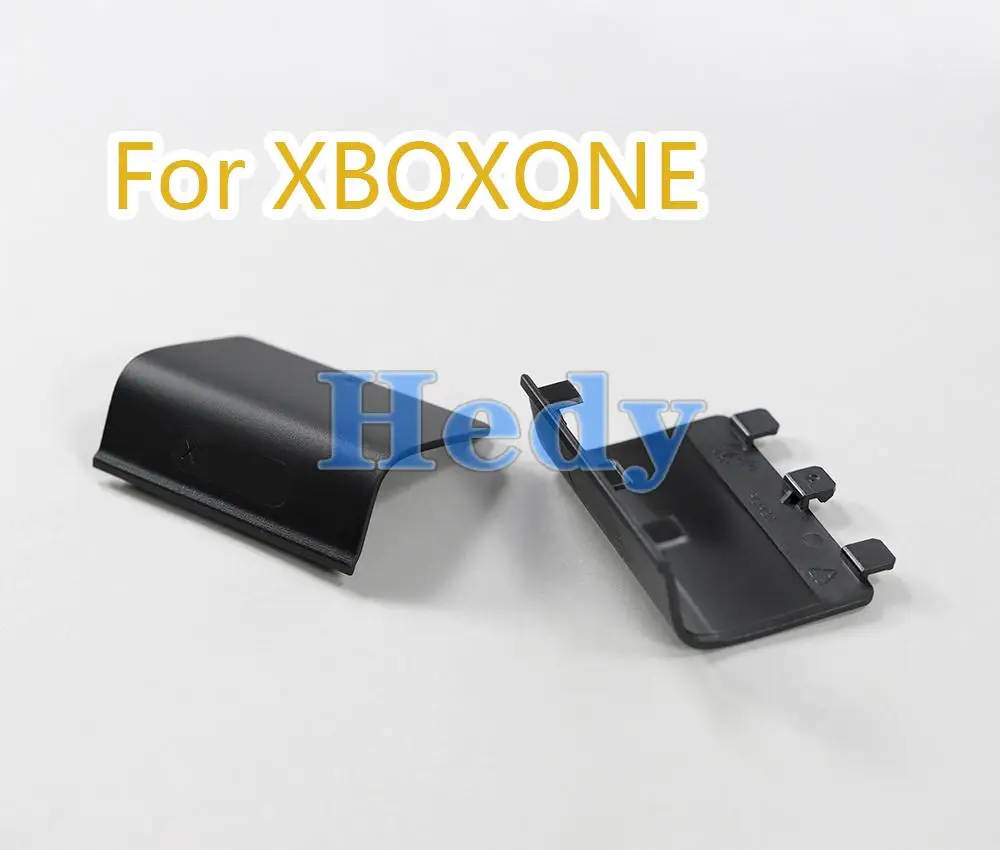 

Новинка, сменная Черная Крышка батарейного отсека, 50 шт., задняя крышка для контроллера XBOX ONE, геймпада XBOX ONE с логотипом