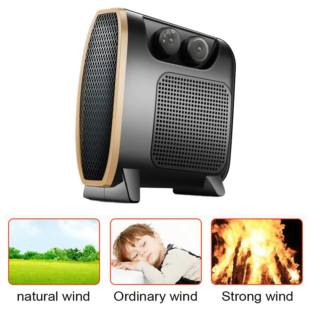 

Fan Heater Portable Fan Heater Cool Warm Electric Fan Heater With Adjustable Thermostat For Home Office #SW