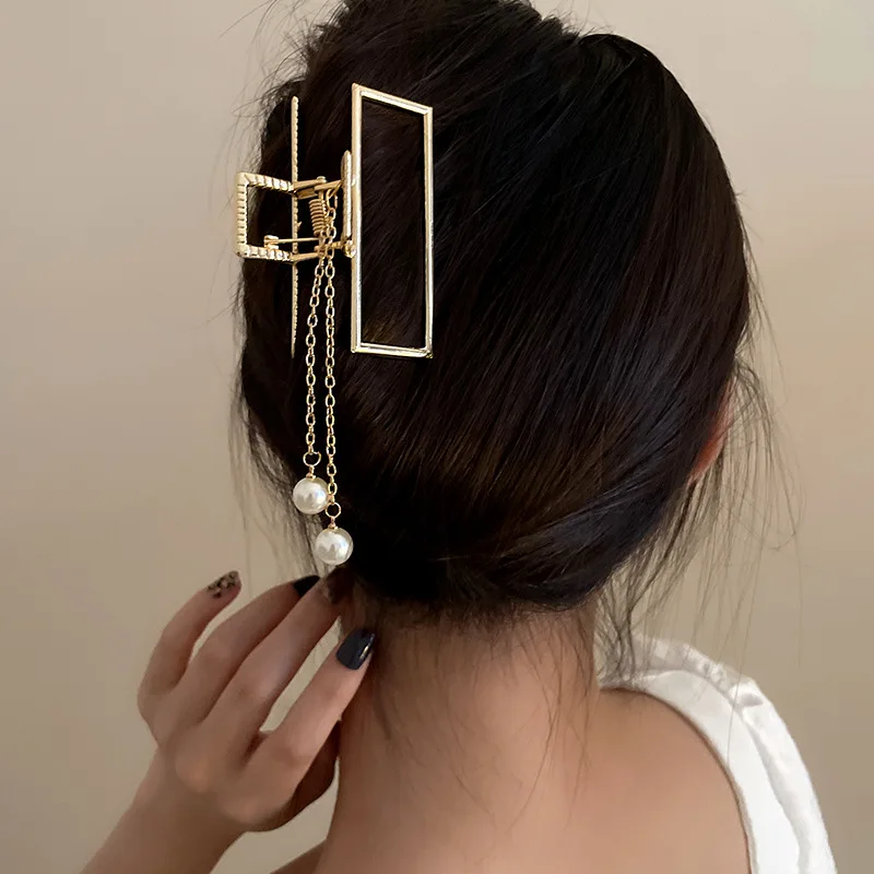 

Заколка для волос женская, металлическая, Геометрическая, винтажная, 2021, золотые, серебряные, полые, заколки для волос головная повязка