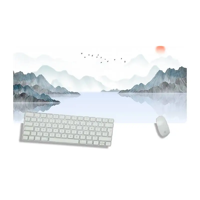 

Chinese landscape art Gamer Speed Mice Rubber Mousepad Desk Table Protect Game Office Work Mouse Mat pad Non-slip Laptop Cushion