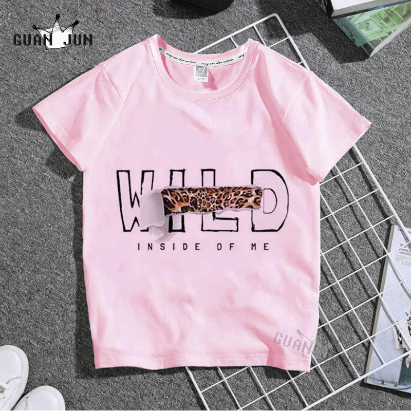 Футболка с героями мультфильмов в стиле ретро дикие лозунги Топы для маленьких