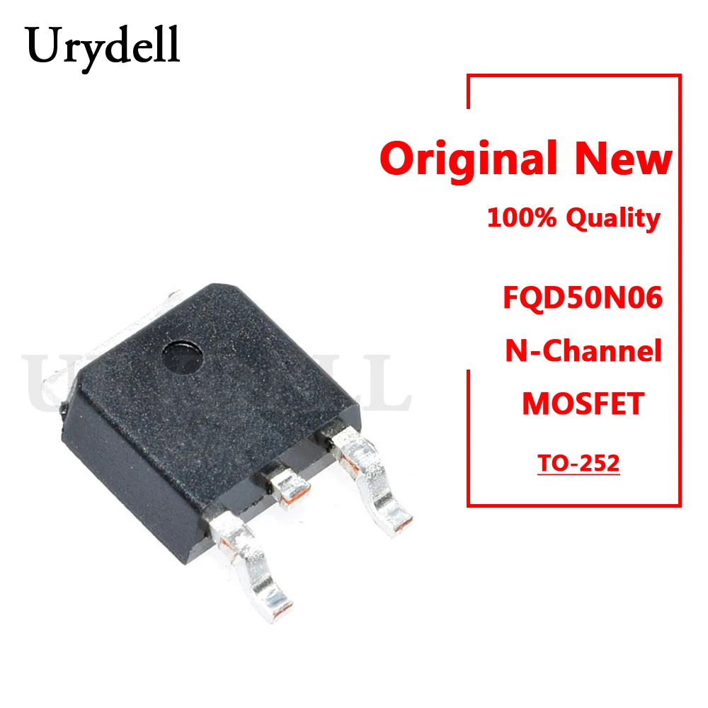 5 шт. FQD50N06 50N06 N-Channel MOSFET транзистор TO-252 Новый и оригинальный | Электронные