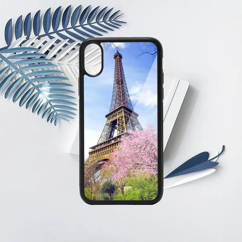 

Paris Eiffel Tower lanscapehigh quality Phone Case shell PC for iPhone 11 12 pro XS MAX 8 7 6 6S Plus X 5S SE 2020 XR