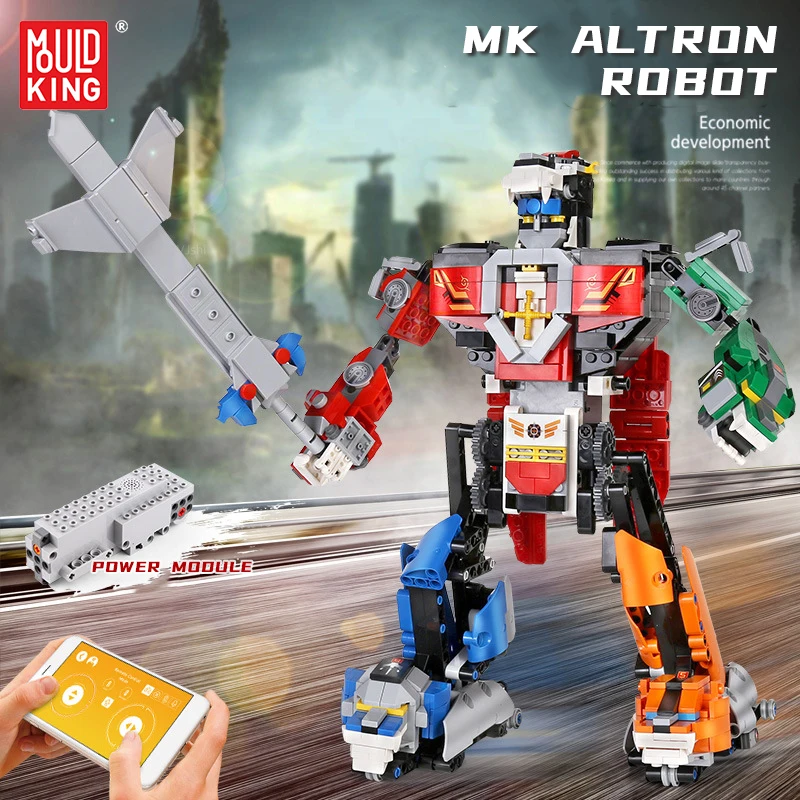 

MOULD KING Remote Control Altron Robot Building Blocks Model High-Tech Education MOC Outdoor Bricks Toy Children Collection Gift