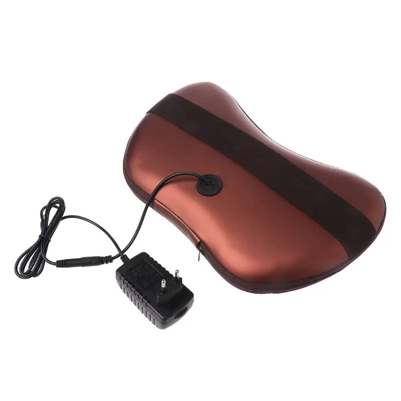 

Electric Massage Pillow Lumbar Neck Back Shiatsu Massager Cushion Heat Car Home Wholesale Dropshipping