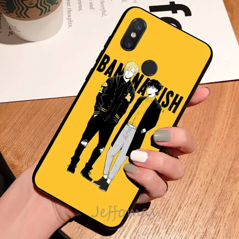 

Banana Fish Anime pattern Phone Case For Xiaomi Redmi note 7 8 9 t max3 s 10 pro lite