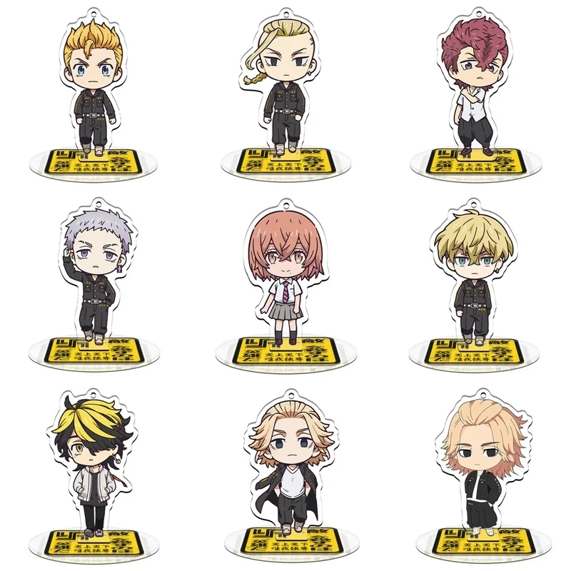 

Tokyo Avengers Anime Peripheral Pendant Standing Cute Cartoon Q Version Character Decoration Model