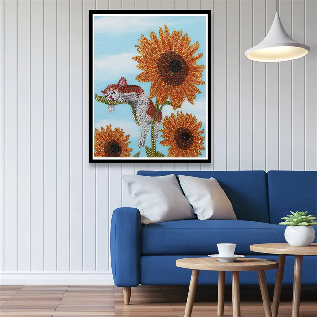 Алмазная живопись 5D сделай сам вышивка с иконами животных Тигром особой формы