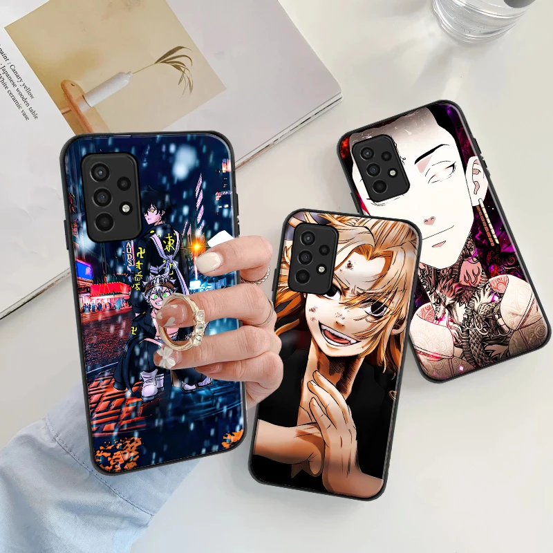 

Japanese anime Tokyo Revengers Phone Case For Samsung Galaxy A11 A21S A31 A32 A41 A42 A51 A52 A71 A72 Soft silicone Cover Fundas