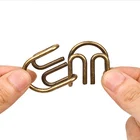 8 шт.компл. металлическая Бриллиантовая головоломка для развития интеллекта, головоломки для детей, интерактивные развивающие игрушки, головоломки