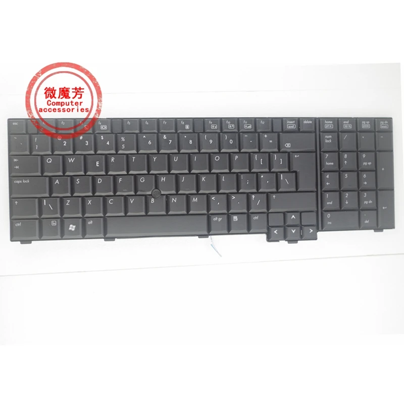 Новая клавиатура UI для ноутбука HP ELITEBOOK 8730W 8730P 8730G с указательными стержнями|keyboard