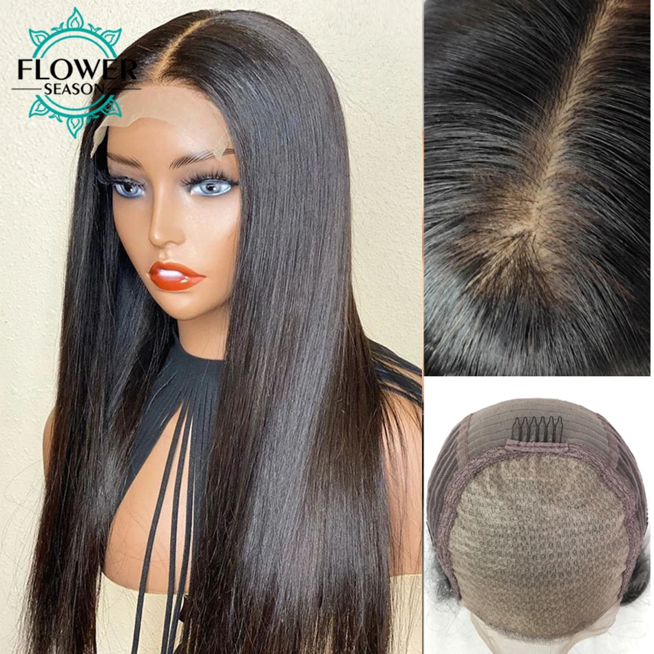 Парики из человеческих волос на шелковой основе плотность 180 5x5 | Шиньоны и парики