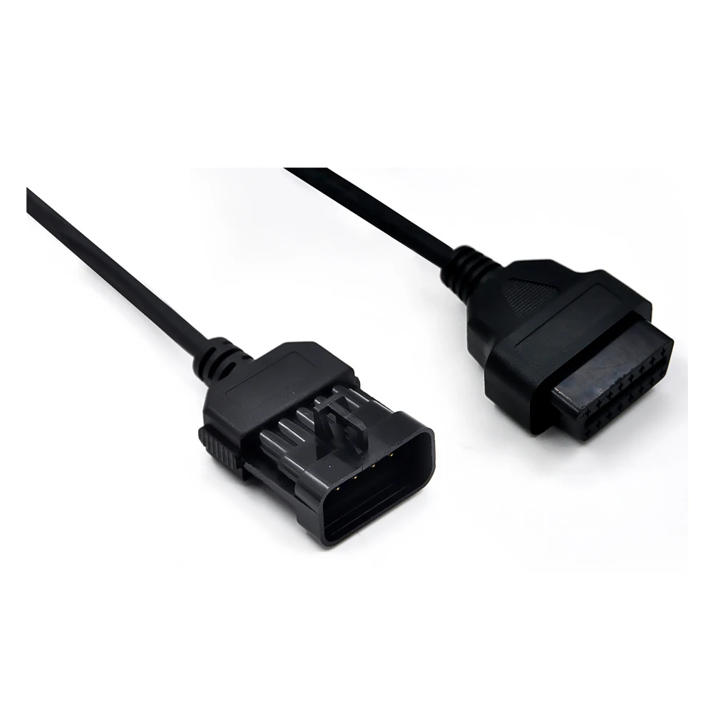 Удлинительный Кабель OBDII Для Opel 10Pin для OBD2 16Pin Женский Диагностический разъем