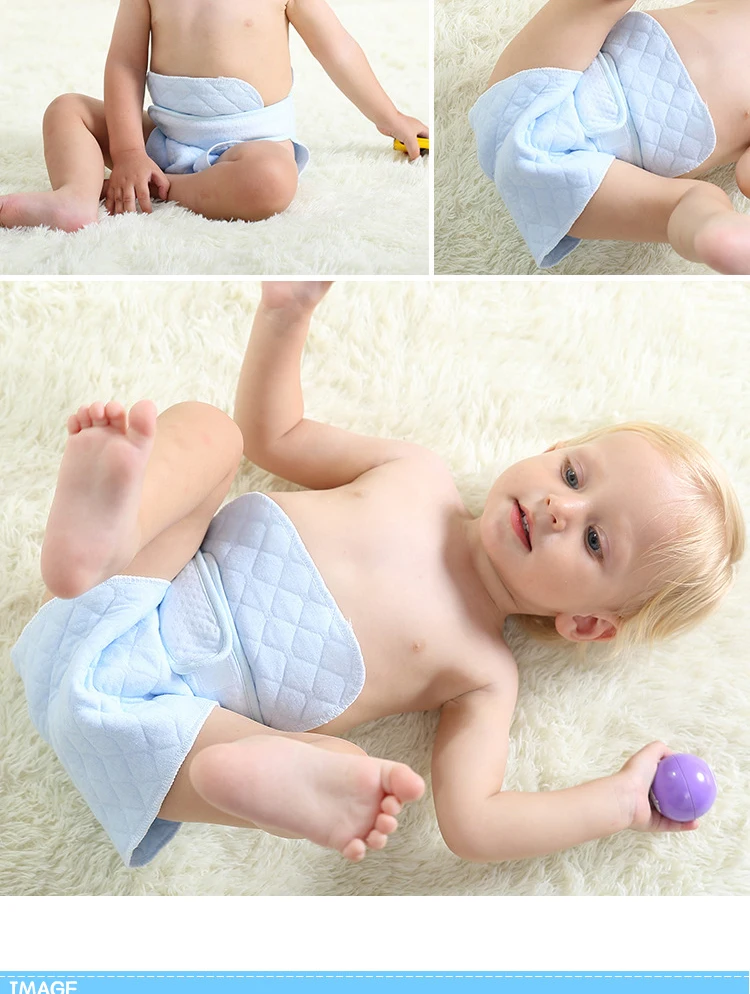 [usurpon] 5 pcs Cotton Insert Reusable Colored Baby Fitted Diaper Insert ECO Cotton Absorbent Newborn Diaper Insert