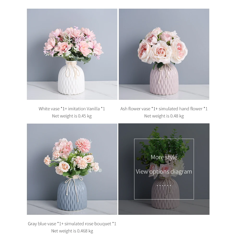 Современная керамическая ваза геометрический креативный дизайн столешница