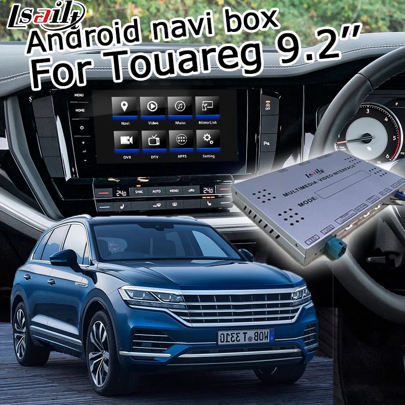 Android/carplay интерфейсная коробка для Volkswagen Touareg 9," Откройте для себя pro discovery MIB видео интерфейсная коробка youtube Яндекс