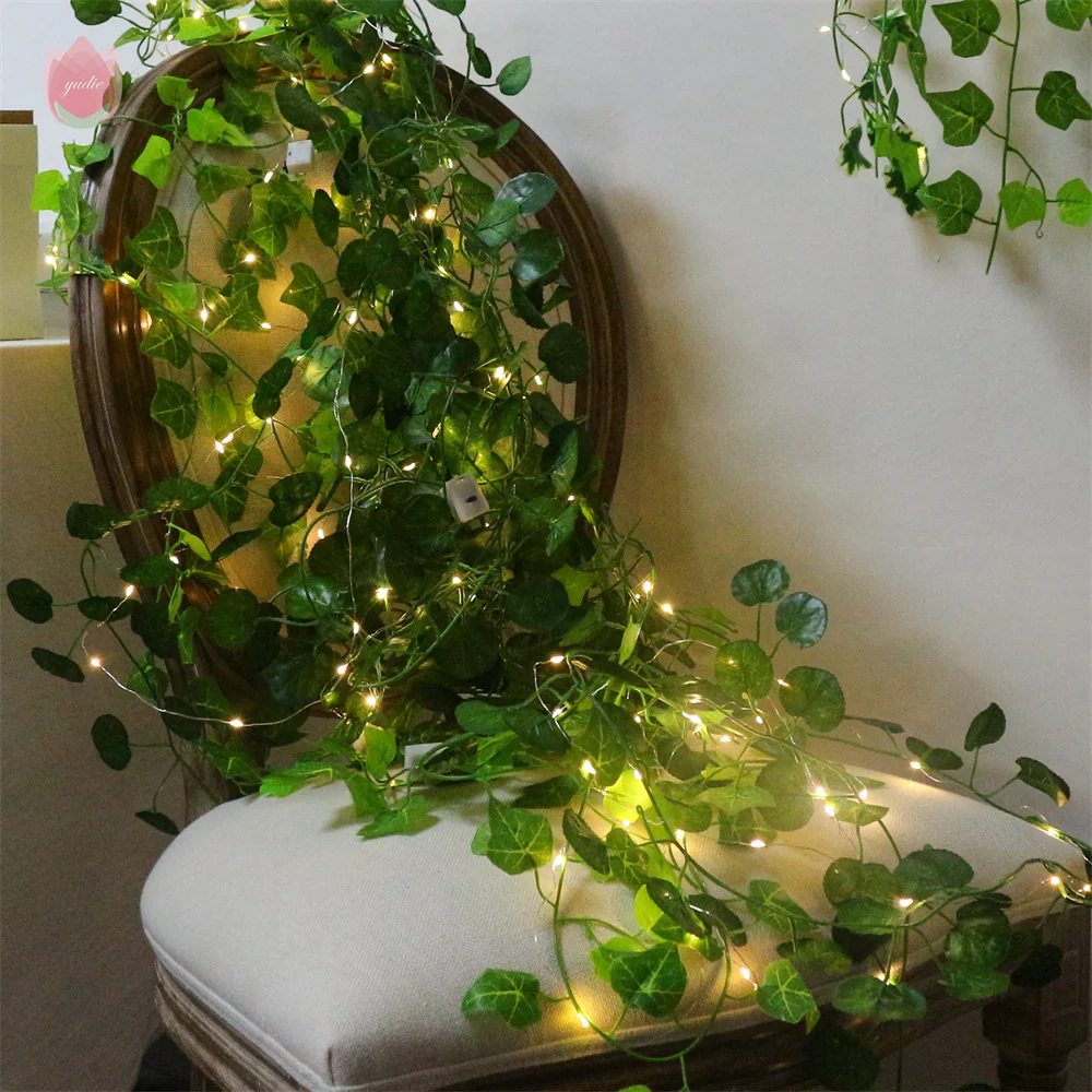 Светодиодный ная гирлянда из искусственных растений 1 шт. | Дом и сад