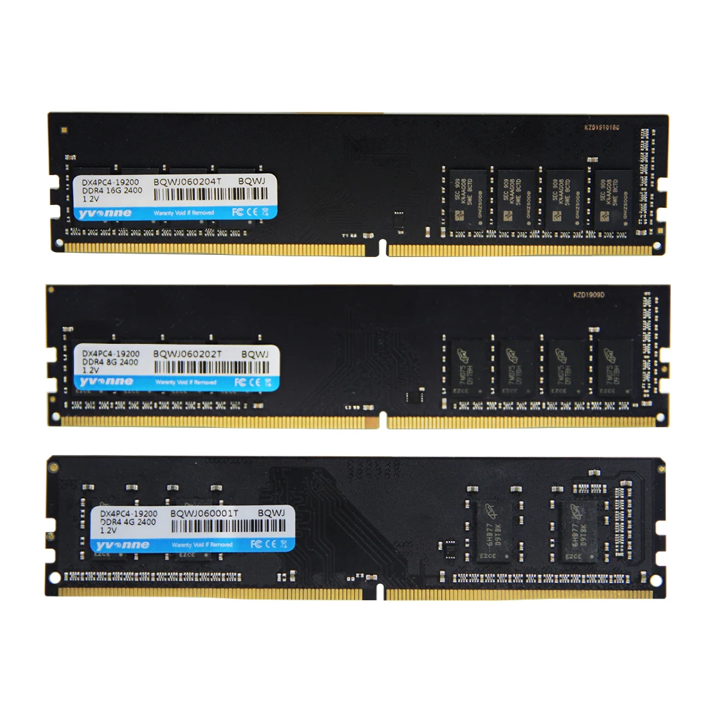 Yvonne DDR4 8G 2400MHZ PC оперативная Память 4 GB/8 GB/16 GB 2400 MHz/2666 MHz настольная память