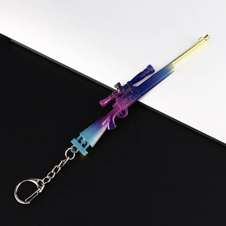 PUBG брелок популярная игра висячий кусок еды курица пистолет Модель 98K подарок для