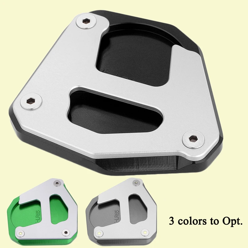 

BJMOTO Motorcycle KLR-650 Side Stand Extension Kick Stand Enlarge Plate For KAWASAKI KLR650 KLR 650 2008 2009 2010 2011-2019