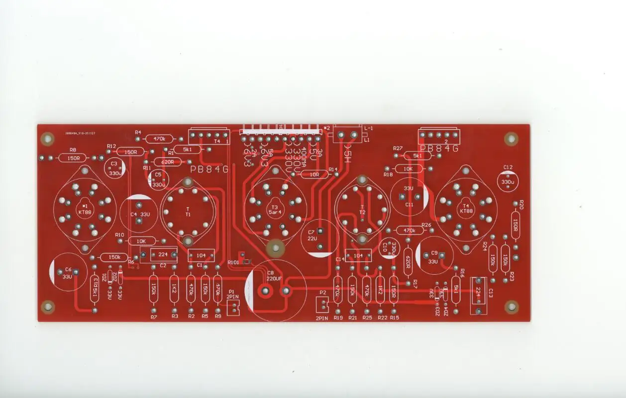 KT88 + 12AX7 5AR4 стерео трубка Усилитель мощности доска голой PCB | Электроника