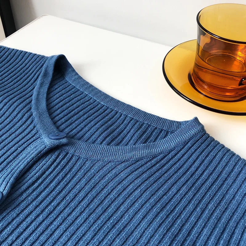 

JCHB 2021 Female Cardigan Knitted Sweater Korean Style Cardigans for Women Long Sleeve Crop Top Spring Autumn Vetement Femme Pp