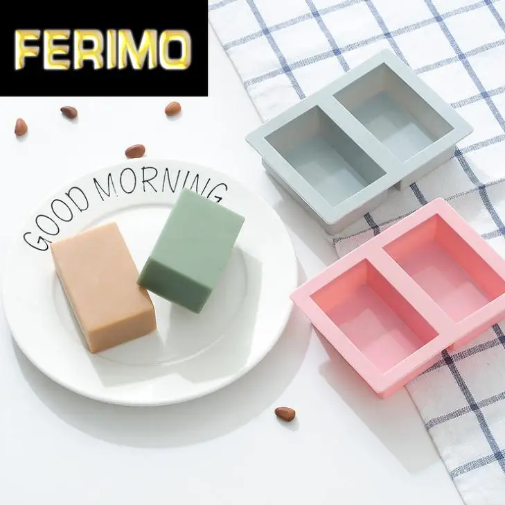 

2 ячейки, форма для мыла квадратной формы, форма для торта, силиконовая форма для шоколада