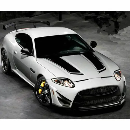 85 см гоночная двойная полоса капот наклейка ПВХ виниловая графика для