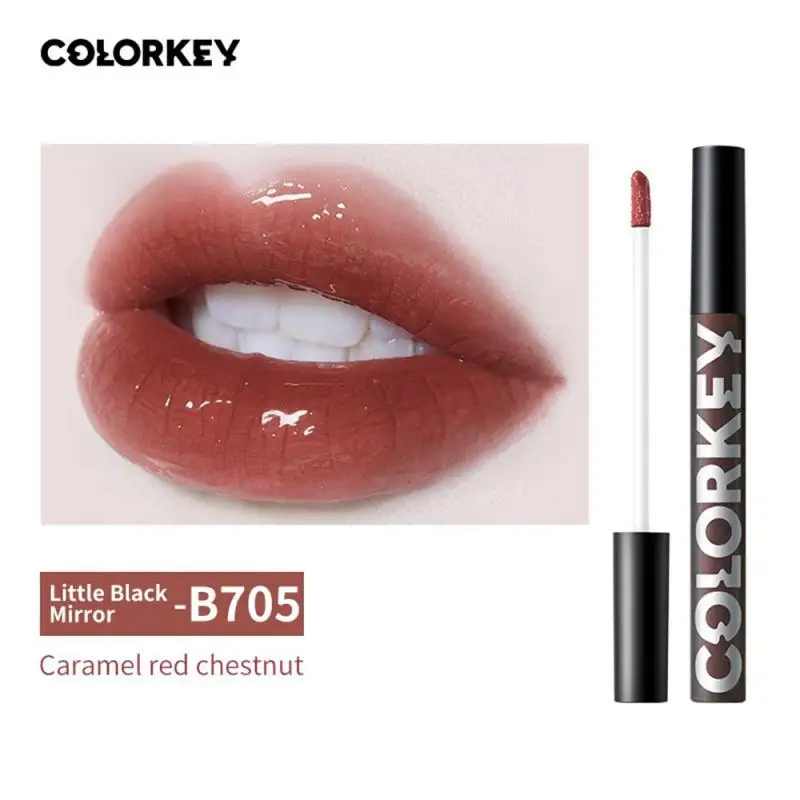 Блестящая Глянцевая жидкая губная помада Colorkey 18 цветов водостойкий стойкий