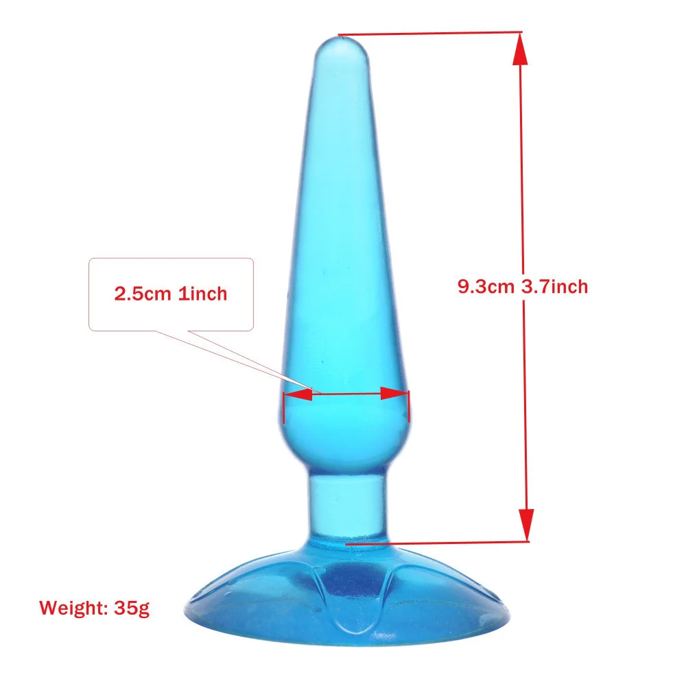 Crystal Jellies Butt Plug Cheap And High Quality Anal For Beginners Sex Toys Men Women Products | Красота и здоровье