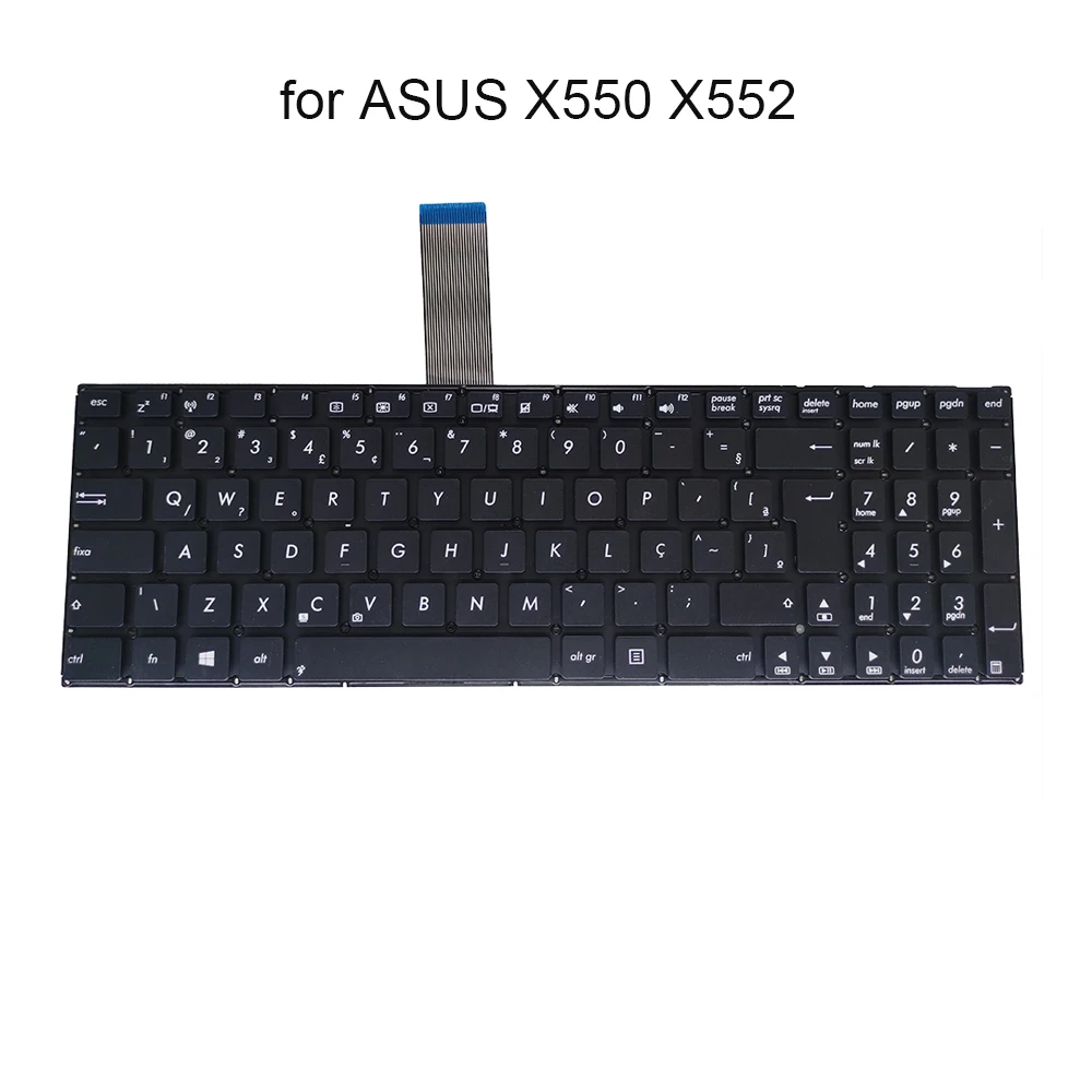 

New Brazilian Keyboard BR/Brazil keyboards pc For ASUS X550 X552 S550 Y581 X550L X550CA X550LB X550M X552EA X552M 0KNB0-612STR00