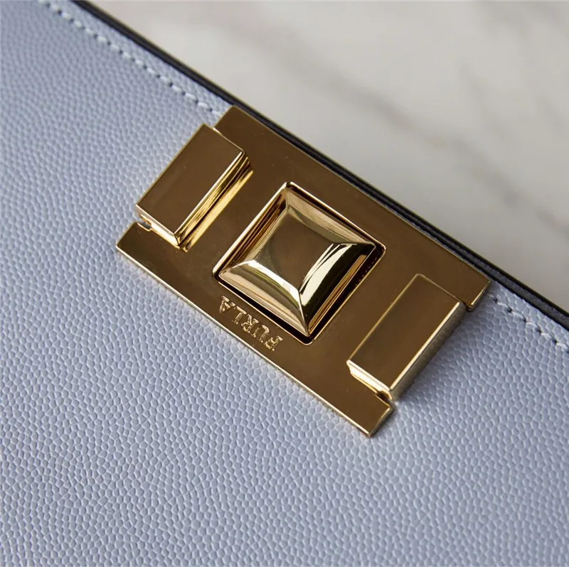 Оригинальные женские сумки FURLA, высокое качество, маленький размер, женские кожаные сумки Furla, фиолетовый цвет, размер 20 см* 8 см* 14 см