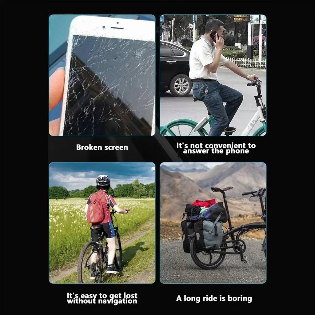 Велосипедная сумка для сенсорного экрана велосипеда водонепроницаемая хранения