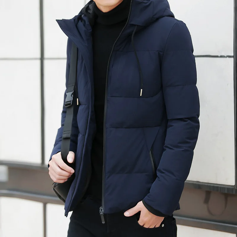 

Men's Cotton Clothes New Winter Cotton Clothes Thicker Coat Men's Parkas Men's Winter Hooded Coat Down Cotton Suit Windbreaker