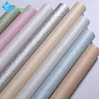 Однотонные, шелковые, современные самоклеящиеся обои, наклейки для стены в детской комнате, спальни, кабинета, дивана, фона для телевизора, водонепроницаемые художественные наклейки