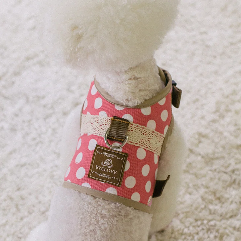 

New Japan Style Cute Cat Harness Vest Or Cat Harness Vest And Leash Set Lead For Small Puppy Cat Dog Walk Outdoor Products