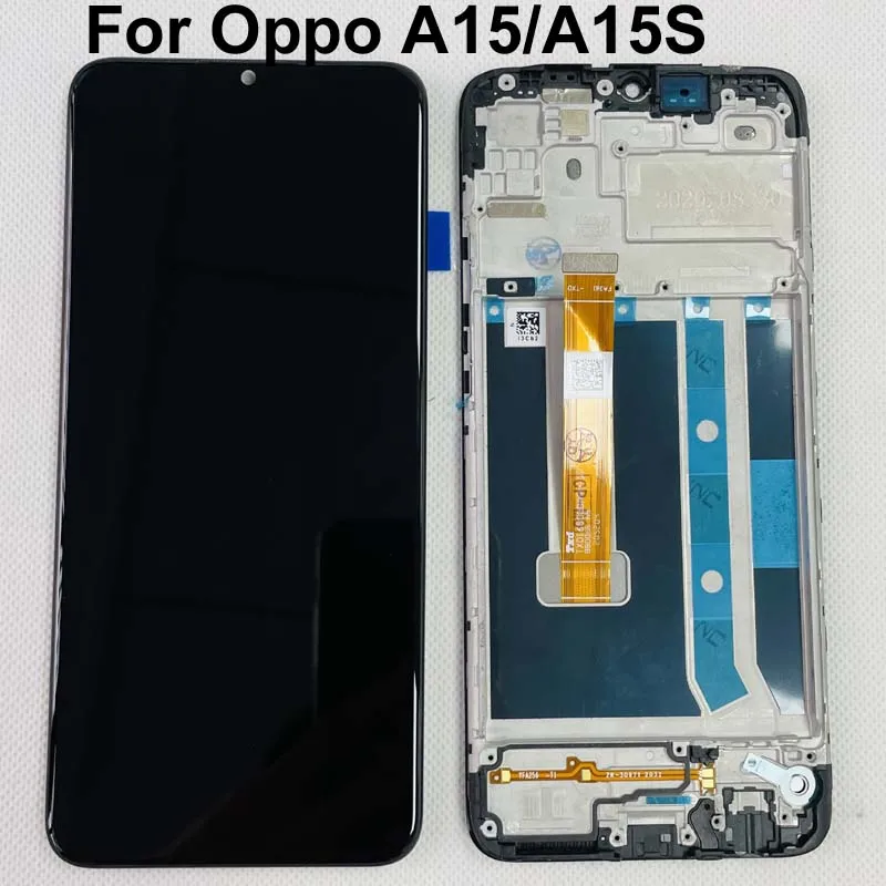 

6.52" 100% Test For Oppo A15 LCD Display Screen + Touch Panel Screen Digitizer OPPO A15S CPH2185 LCD Display Replacement