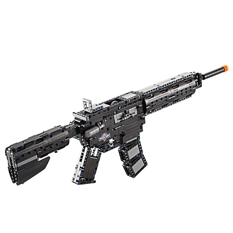Игрушка Ak 47 строительный блок пистолет детская модель 98k штурмовая серия пазл