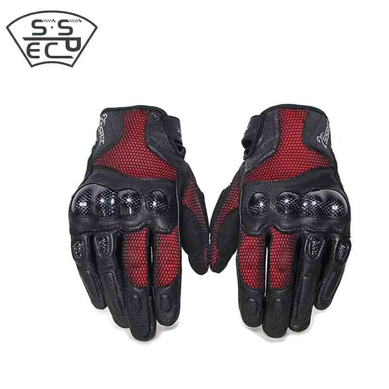 SSPEC новые мотоциклетные перчатки с закрытыми пальцами Защитное снаряжение из