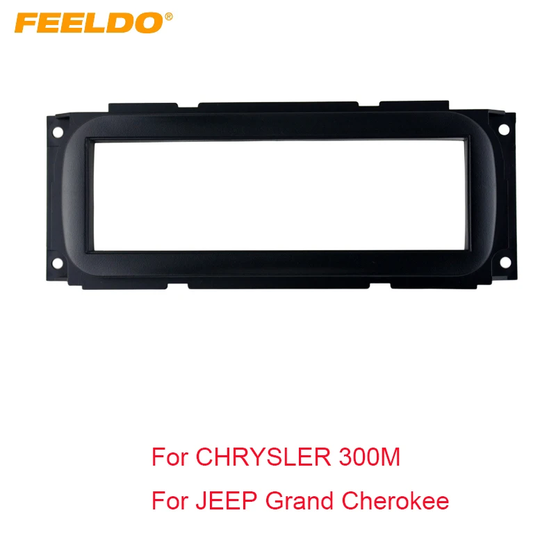 

FEELDO 1DIN Автомобильная установка стерео рамка панель приборной панели установочные наборы для Jeep Grand Cherokee(99-04)/Chrysler/Dodge
