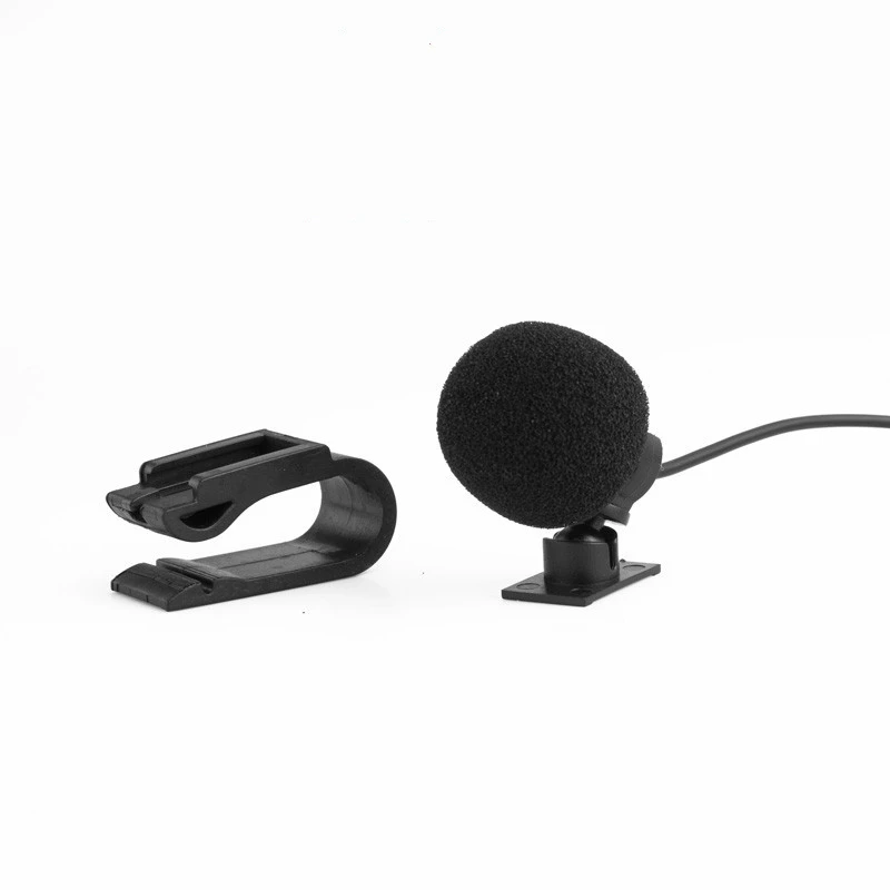 Автомобильный зажим для микрофона 3 5 мм внешний микрофон в сборе автомобиля