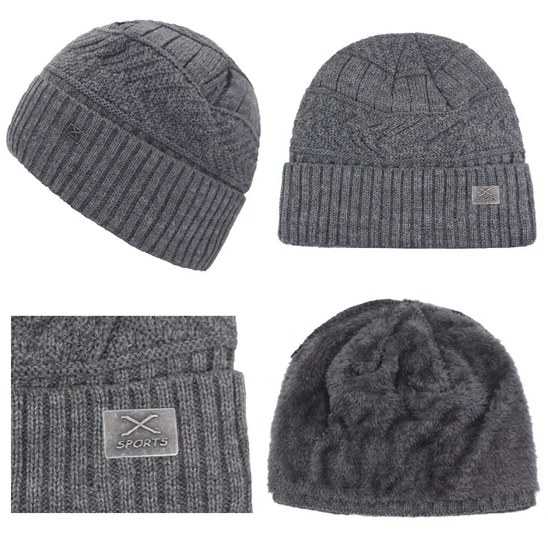 Бренд Skullies Beanies мужские зимние шапки для мужчин шарф вязаная шапка Кепка, зимняя шапка Beany мужская Homme X Gorro береты-кепки