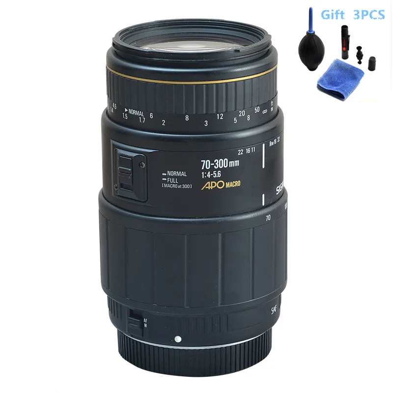 Объектив Sigma 70 300 для Canon мм f/4 5 6 DG макрообъективы 1300D 700D 750D 760D 800D 60D 70D 80D T3 T3i T5i T6