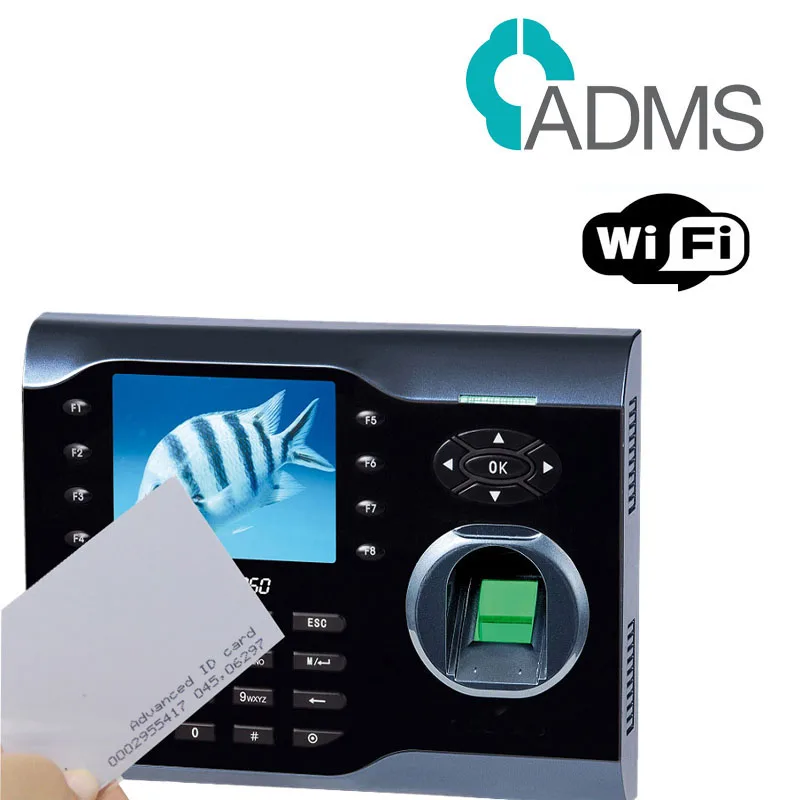 High-Speed ZK Fingerprint Time Attendance Terminal Iclock360 WIFI Function Clock System Record | Безопасность и защита