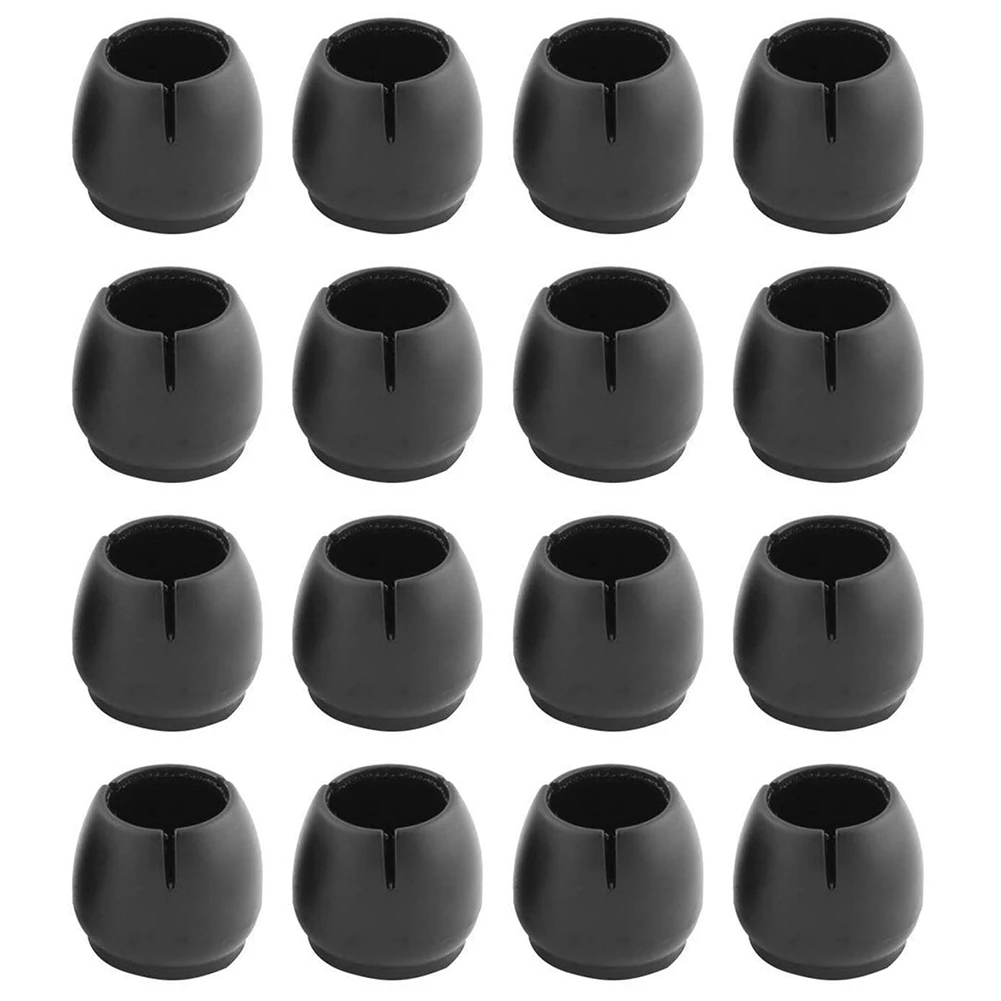 16Pcs Table Chair Leg Silicone Cap Pad Furniture Table Feet Cover Floor Protector Non-slip Table Chair Foot Protection