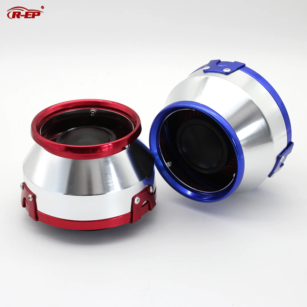 

R-EP Universal Car Sport Air Filter 76mm for Most of Car 3inch Open High Flow Air Intake Filter Box Red Blue XH-UN075