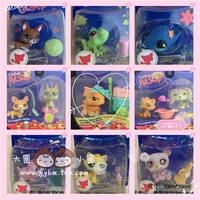 hasbro littlest pet shop lps q version cute kawaii old doll gifts toy model anime figures collect ornaments