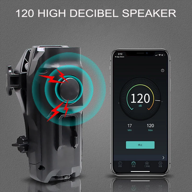 spesifikasi Lampu Depan Sepeda 4 IN 1 4000MAh USB Pengisi Daya Tahan Hujan MTB Lampu Sepeda Jalan Bersepeda Dengan Tempat Ponsel Power Bank 120 DB Horn