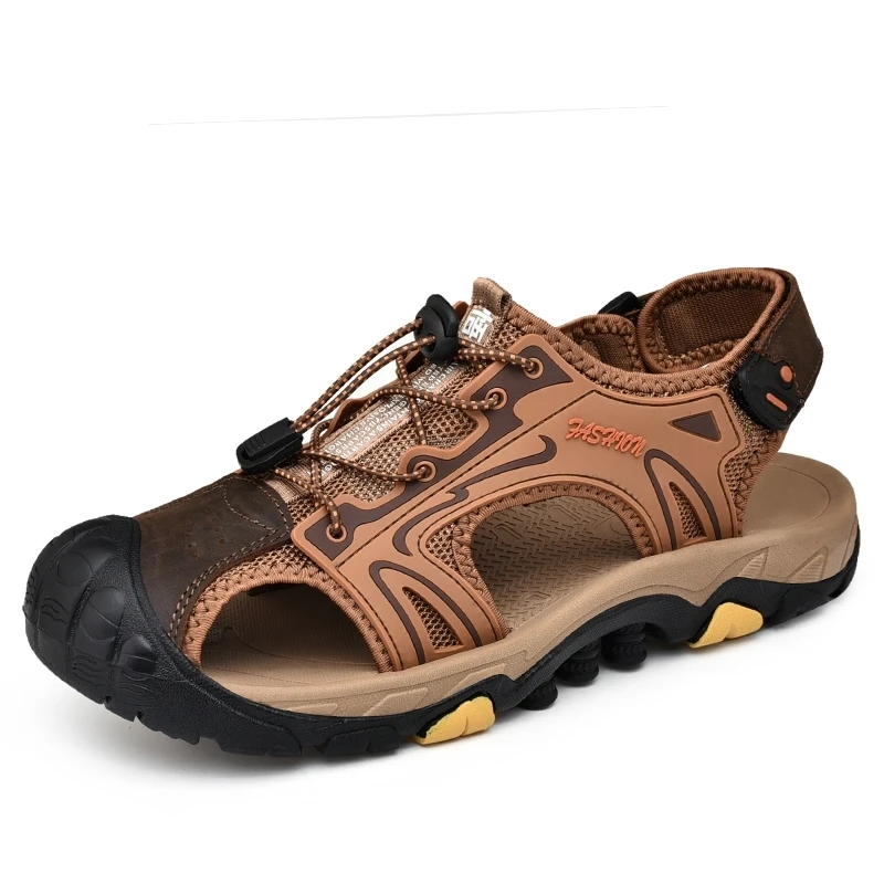 2019 г. новые летние мужские мягкие сандалии удобная мужская летняя